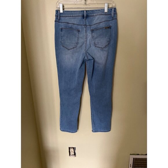 Chicos So Slimming Girlfriend Crop Jeans Chicos Sz 0 US 4 Small Light Wash sha - Picture 5 of 12